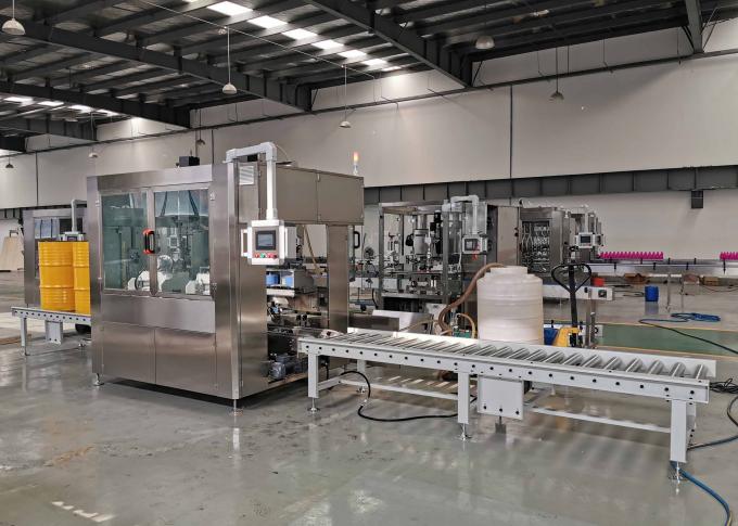 200L چکنا تیل بھرنے لائن