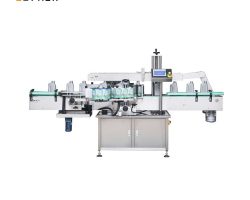 خودکار ڈبل سائڈ شیمپو بوتل لیبلنگ مشین