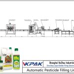 Automatic Pesticide Filling Line خودکار کیٹناشک بھرنے والی لائن