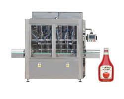 ٹماٹر پیسٹ جار کیچپ فلنگ پیکنگ